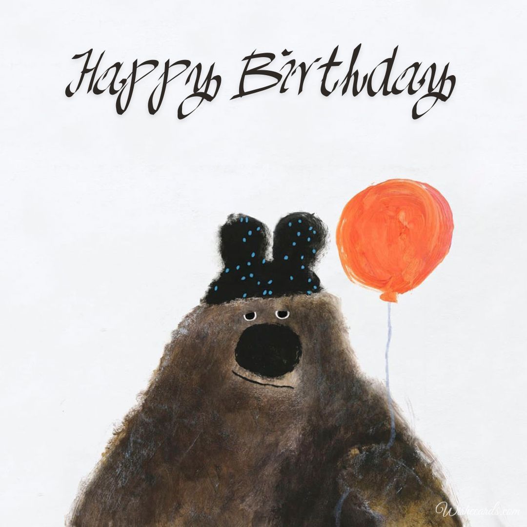 Happy Birthday Card without Text