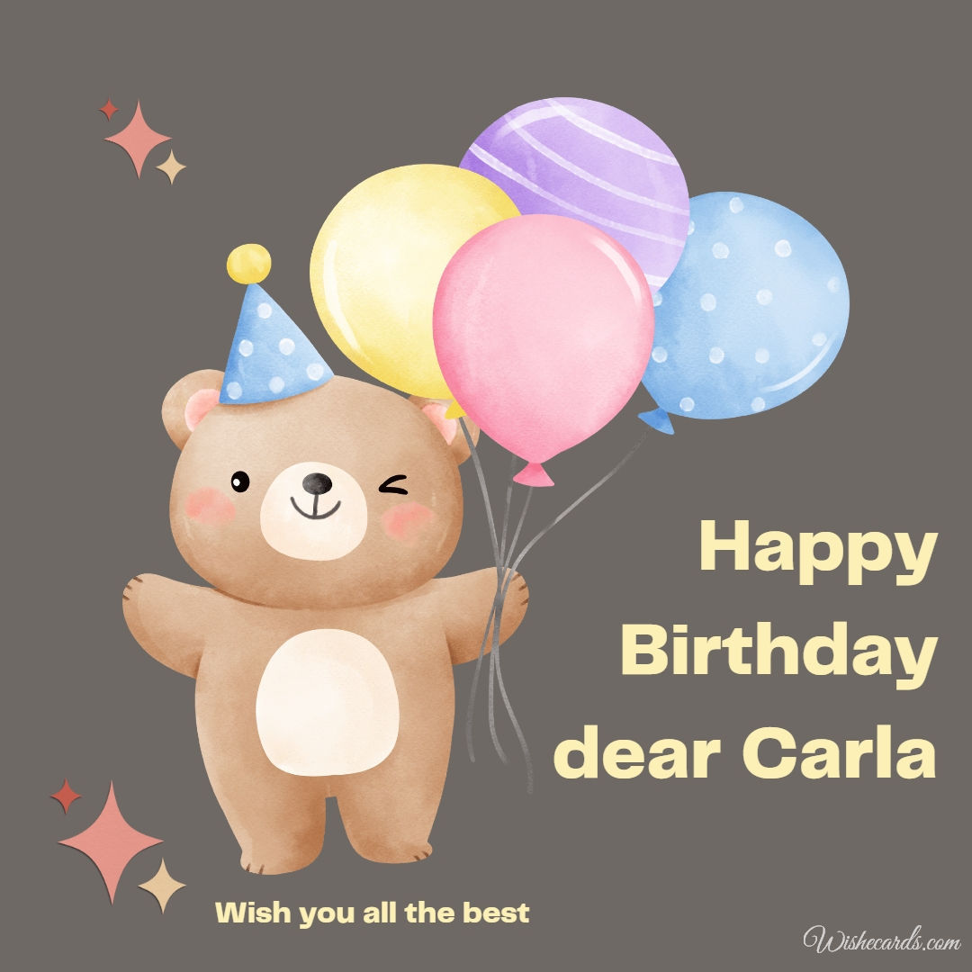 Happy Birthday Carla Image