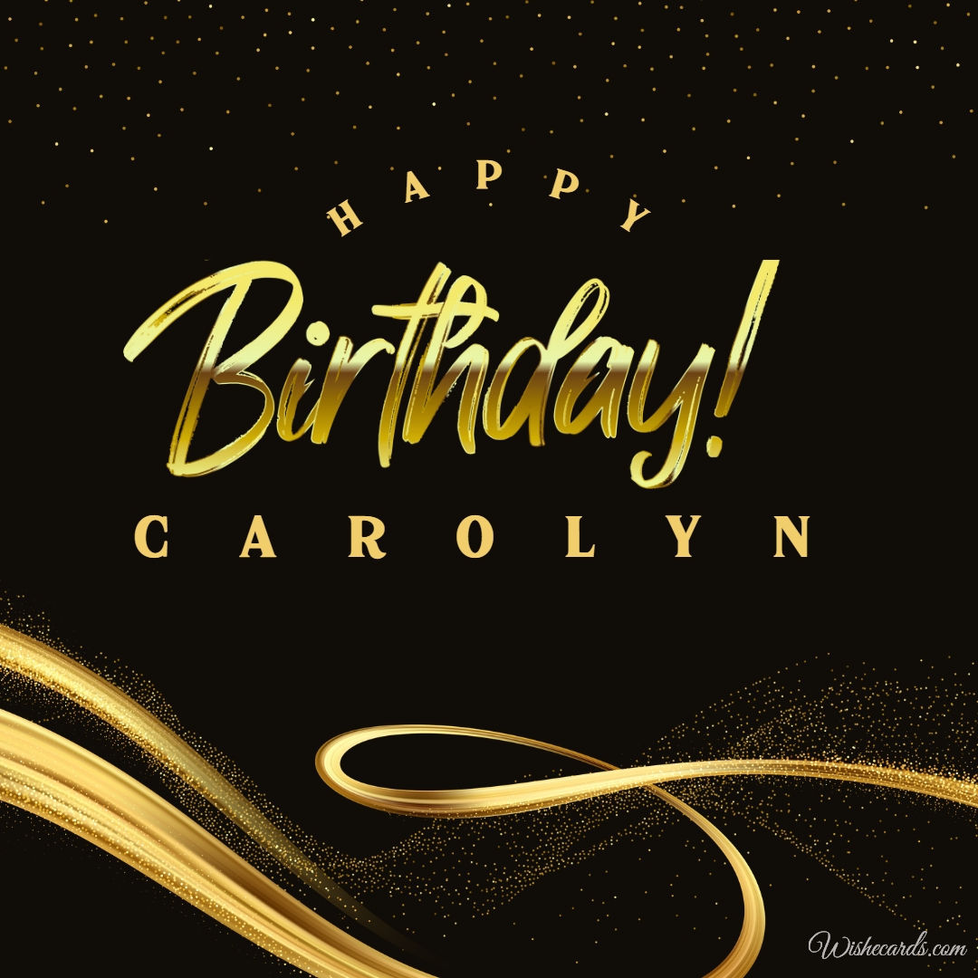 Happy Birthday Carolyn Image