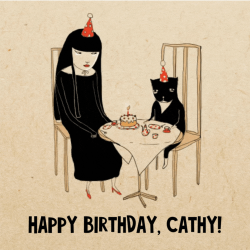 Happy Birthday Cathy Gif
