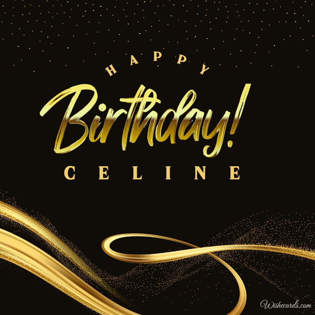 Happy Birthday Celine Image