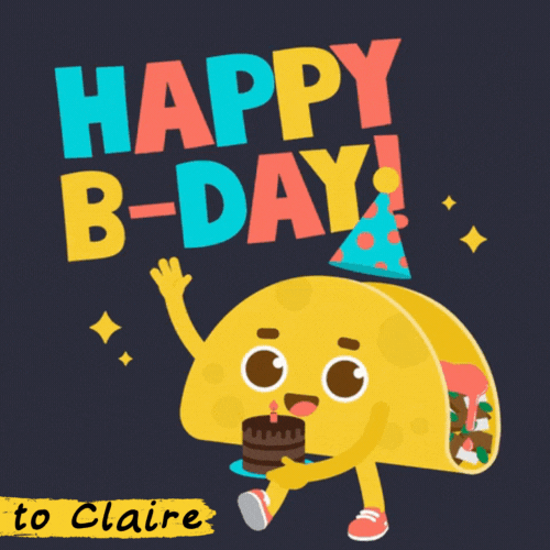 Happy Birthday Claire Gif