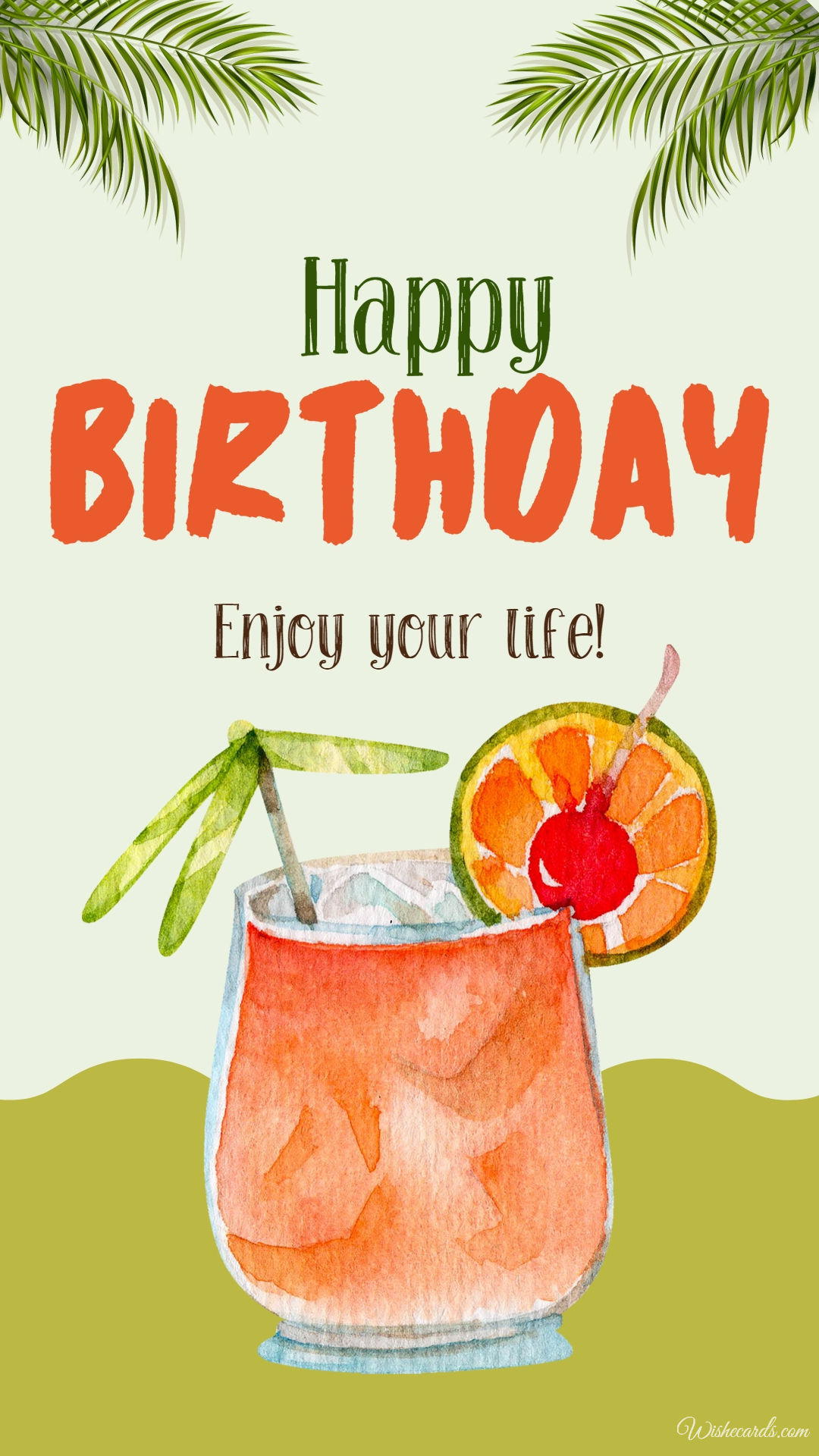 Happy Birthday Cocktail Image