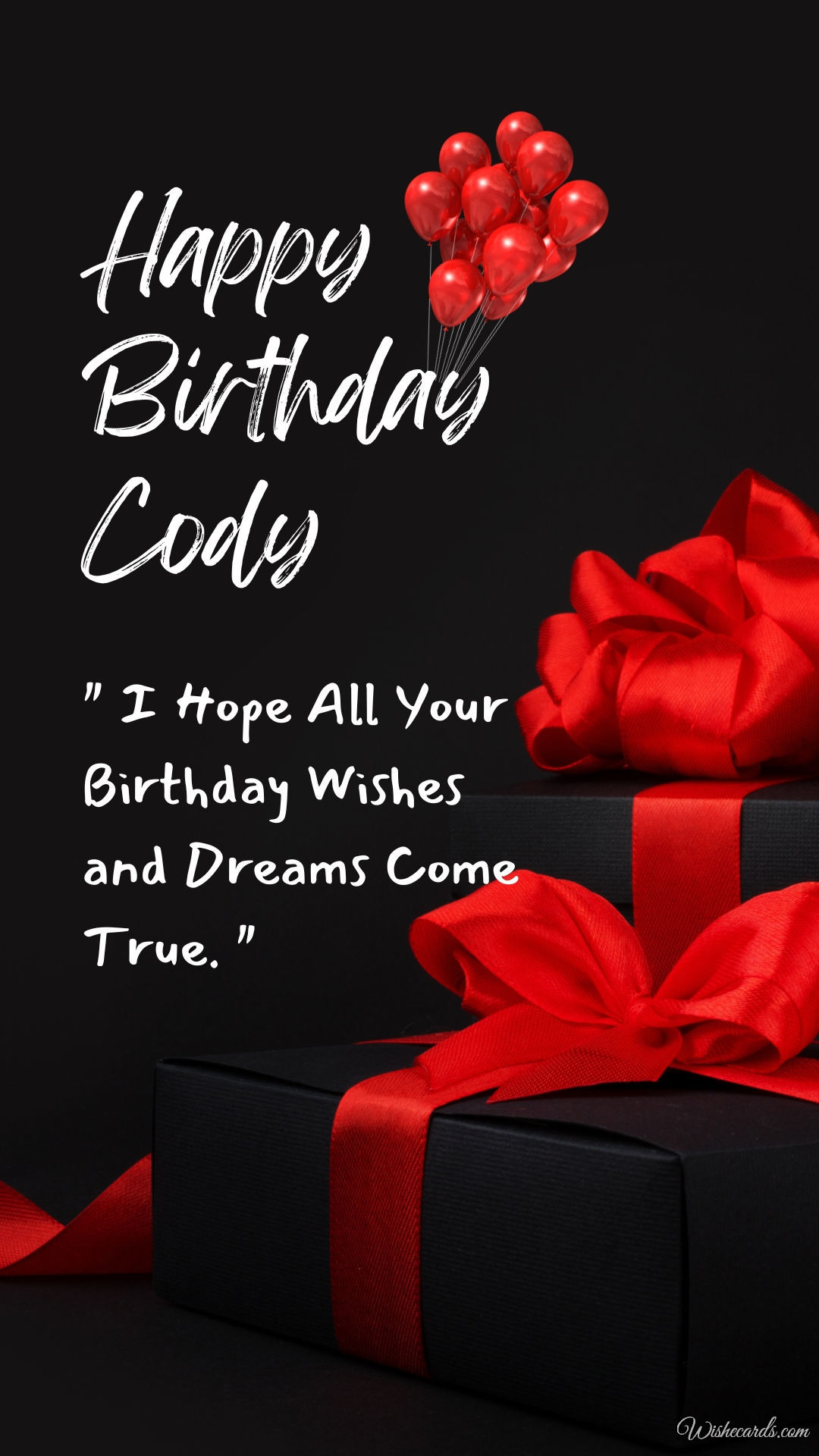 Happy Birthday Cody
