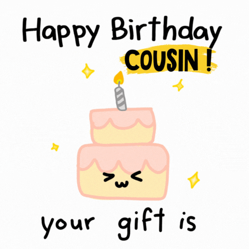 Happy Birthday Cousin Gif