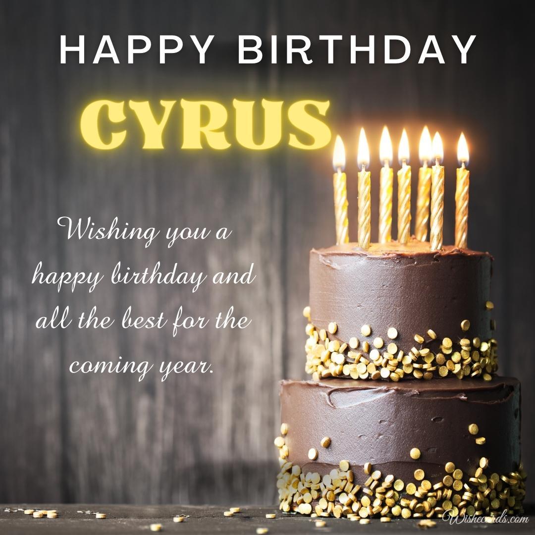 Happy Birthday Cyrus