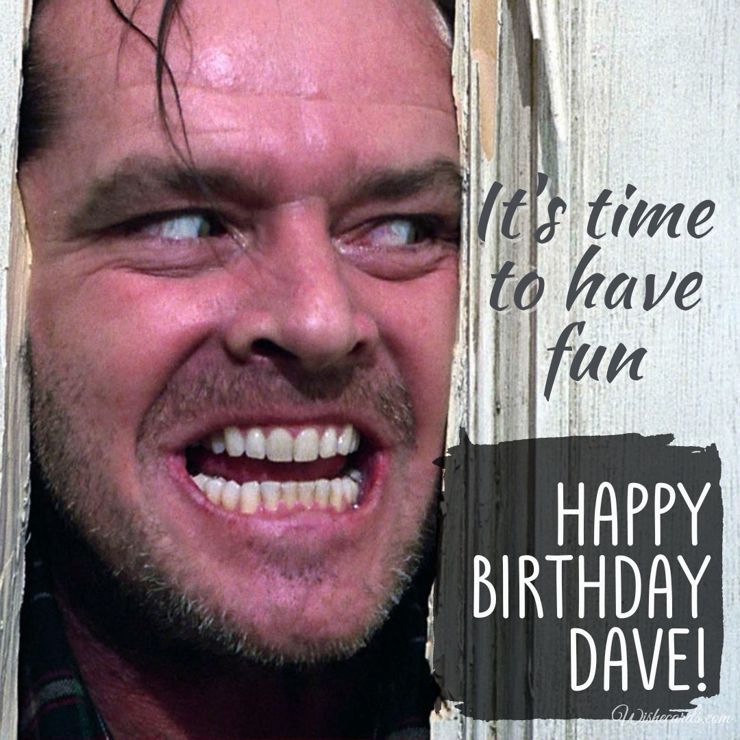 Happy Birthday Dave Picture