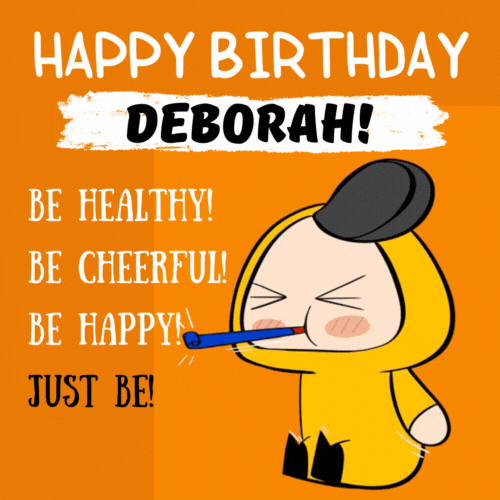 Happy Birthday Deborah Gif