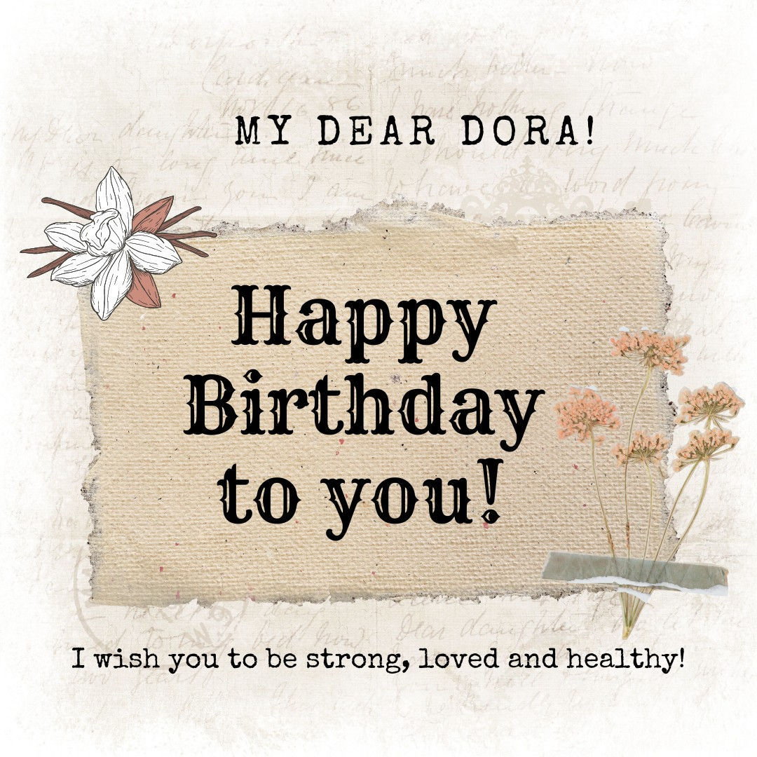 Happy Birthday Dora Image