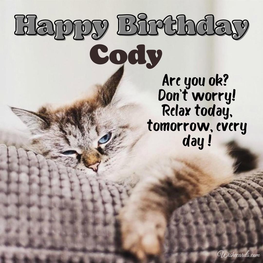 Happy Birthday Ecard For Cody