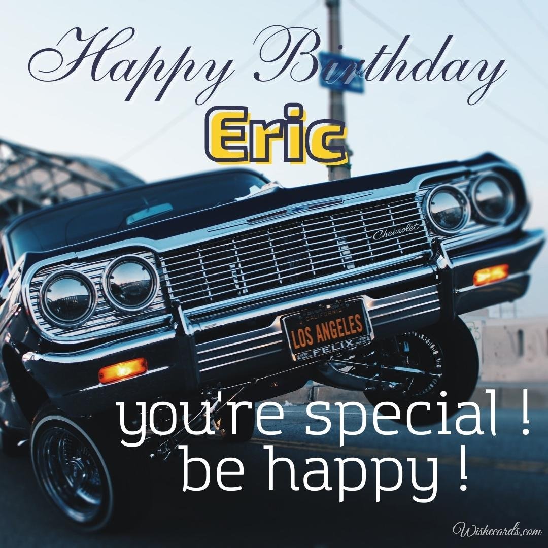 Happy Birthday Ecard for Eric