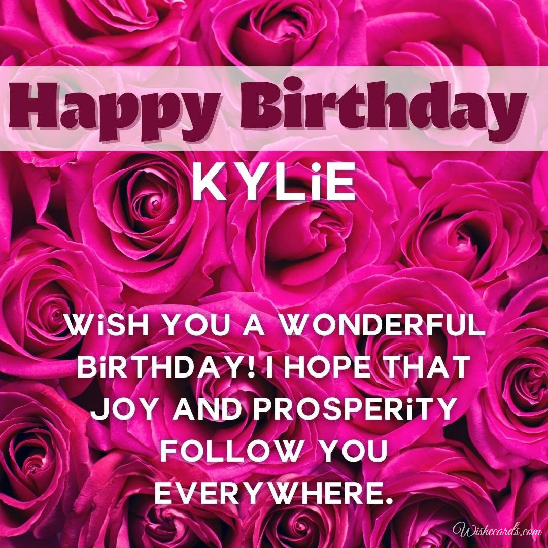 Happy Birthday Ecard For Kylie