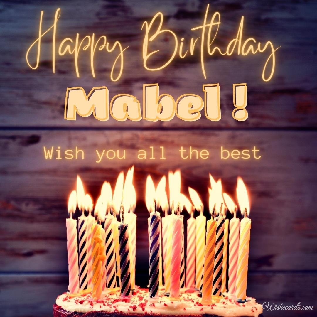 Happy Birthday Ecard For Mabel
