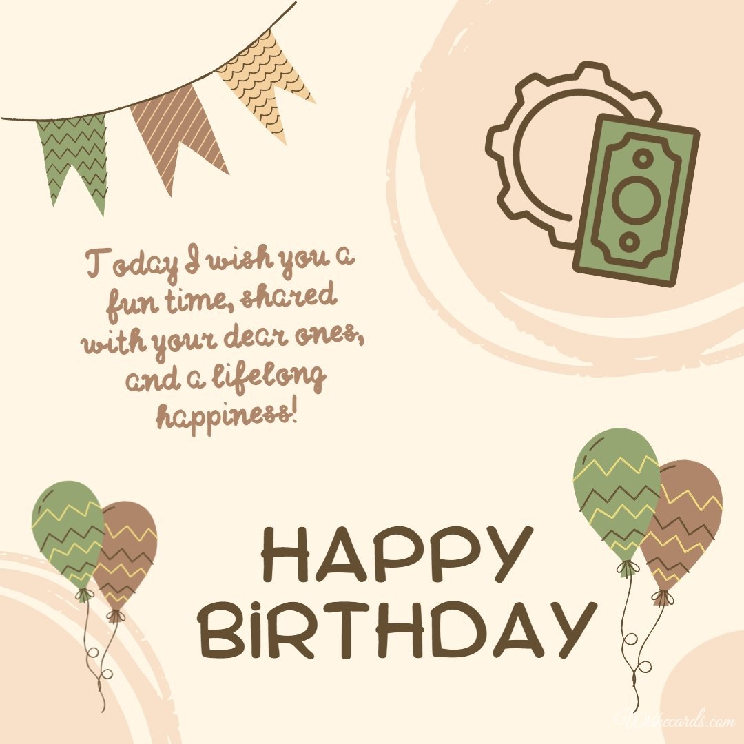 Happy Birthday Ecard To Manager