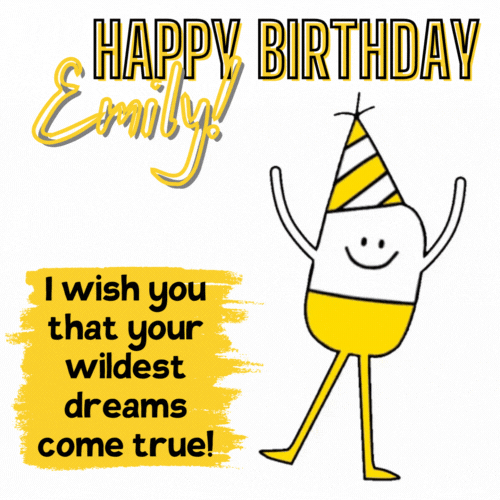 Happy Birthday Emily Gif