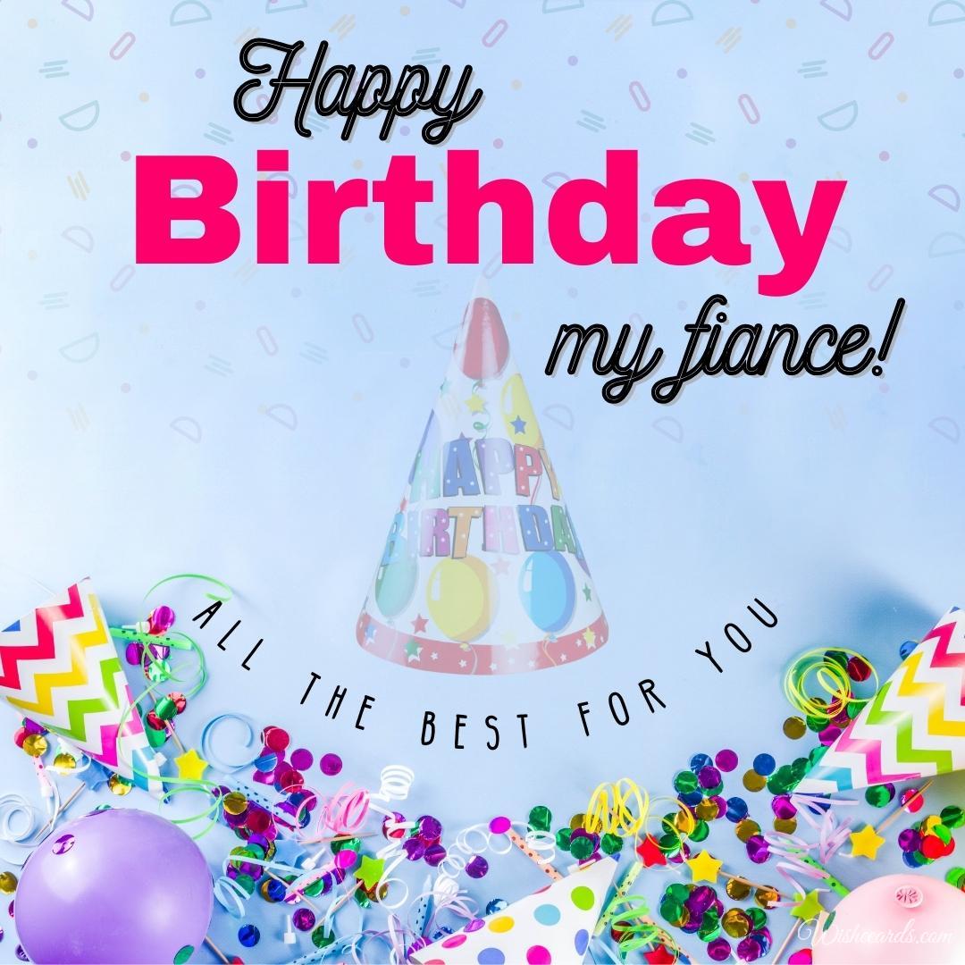 Happy Birthday Fiance Card