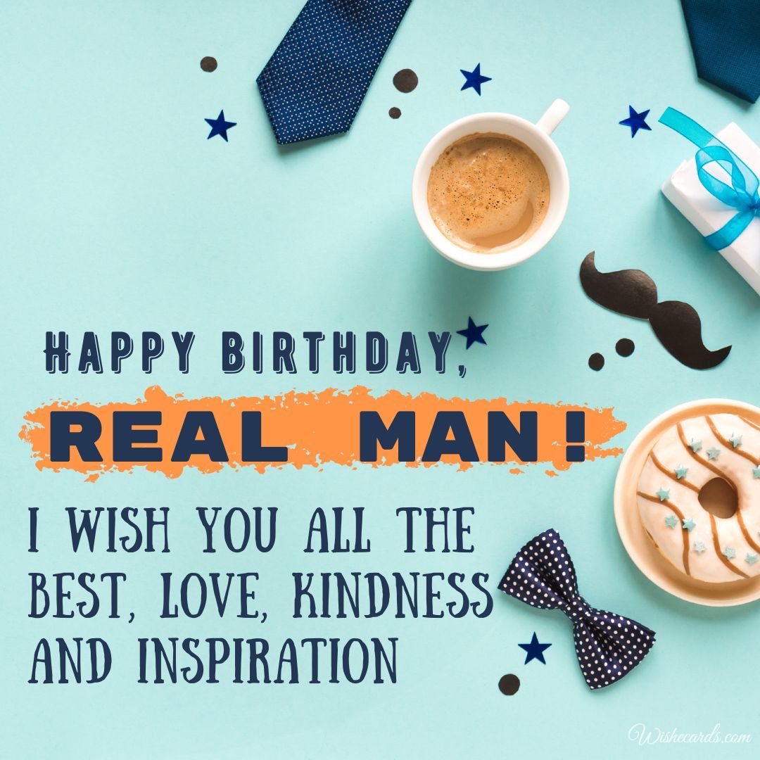 Happy Birthday for a Male Image
