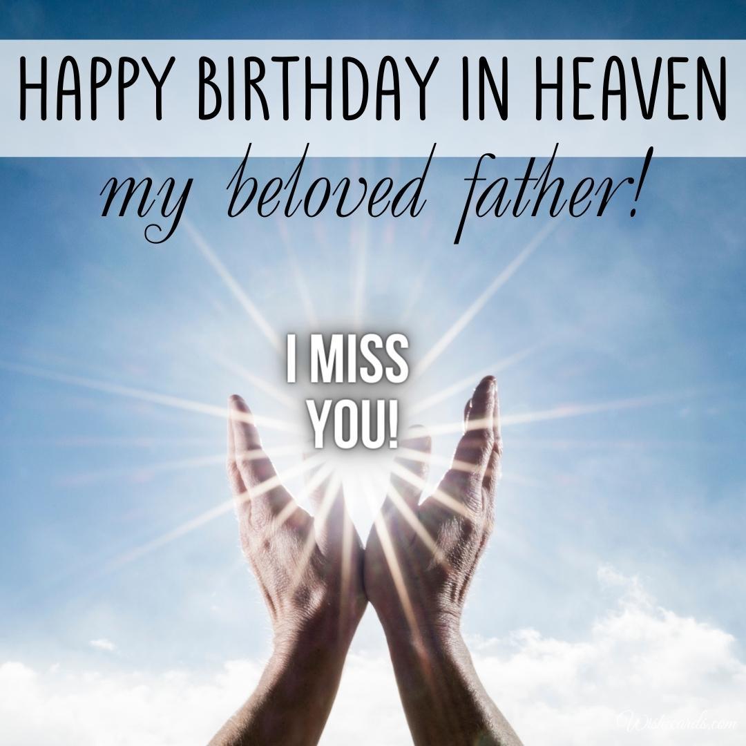 Happy Birthday for Father in Heaven
