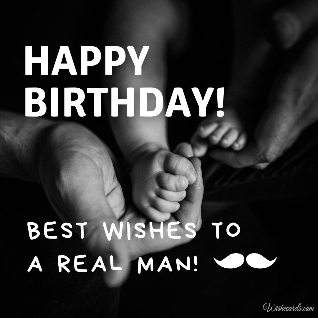 Happy Birthday for Man Picture