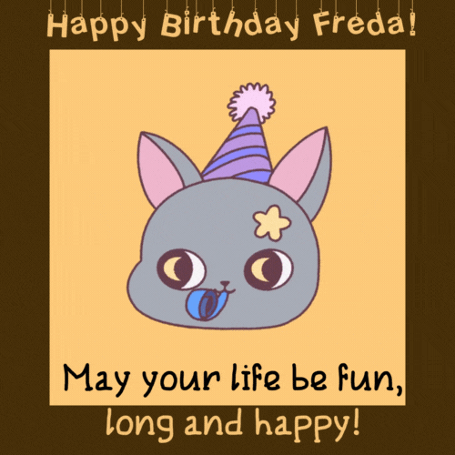 Happy Birthday Freda