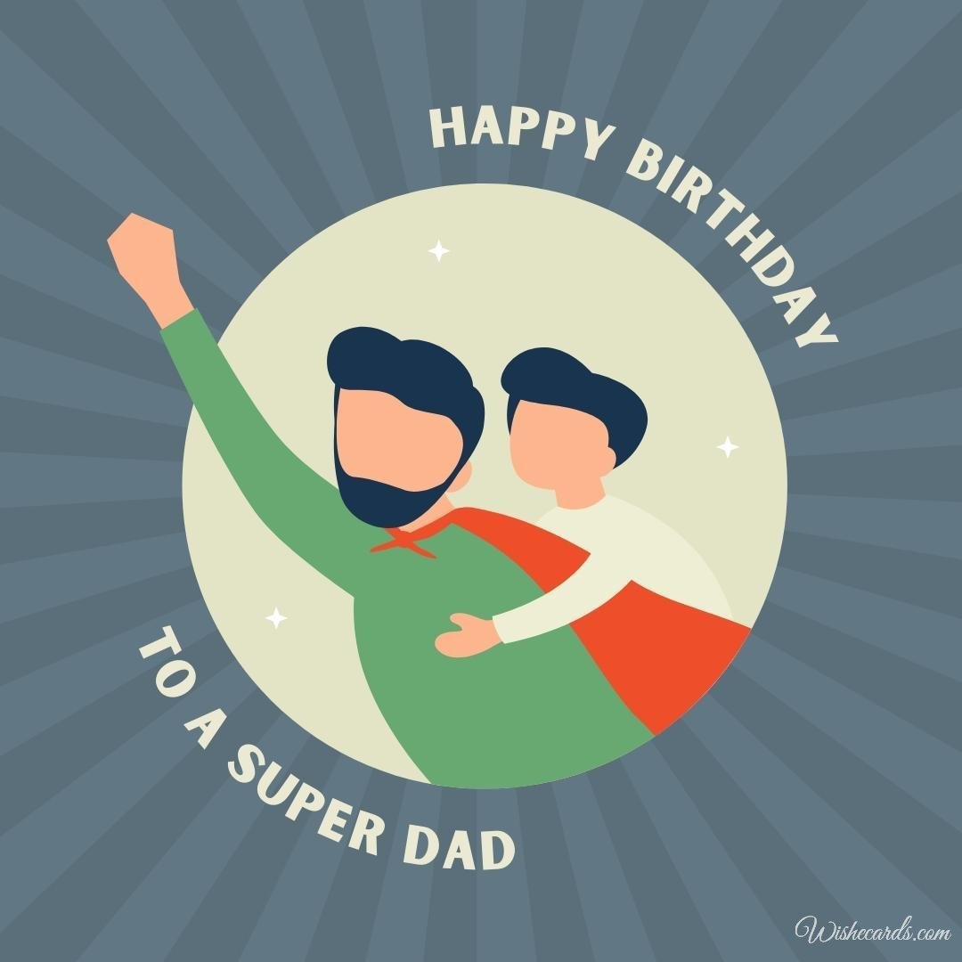 Happy Birthday Funny Ecard for Dad