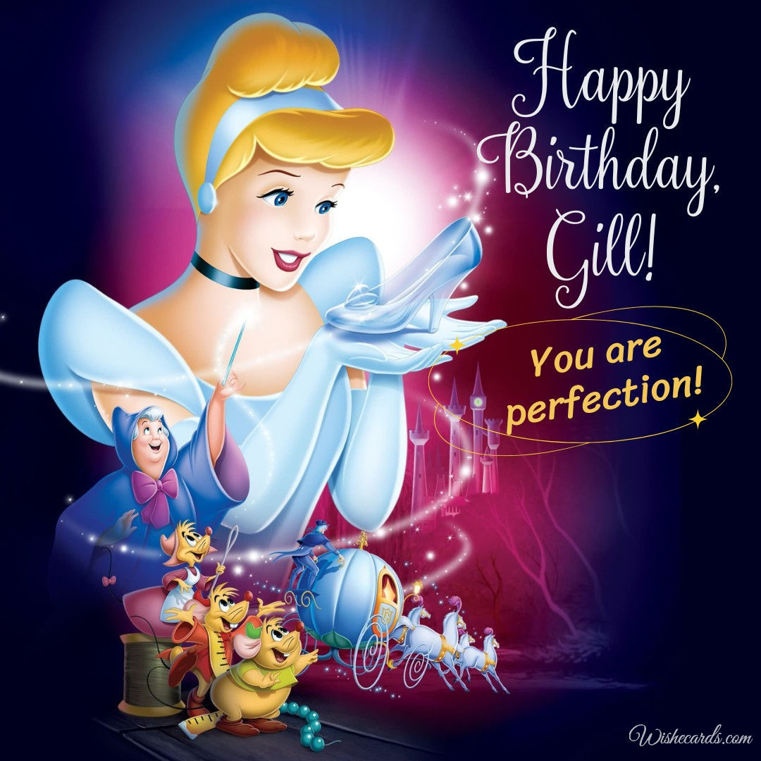 Happy Birthday Gill Card