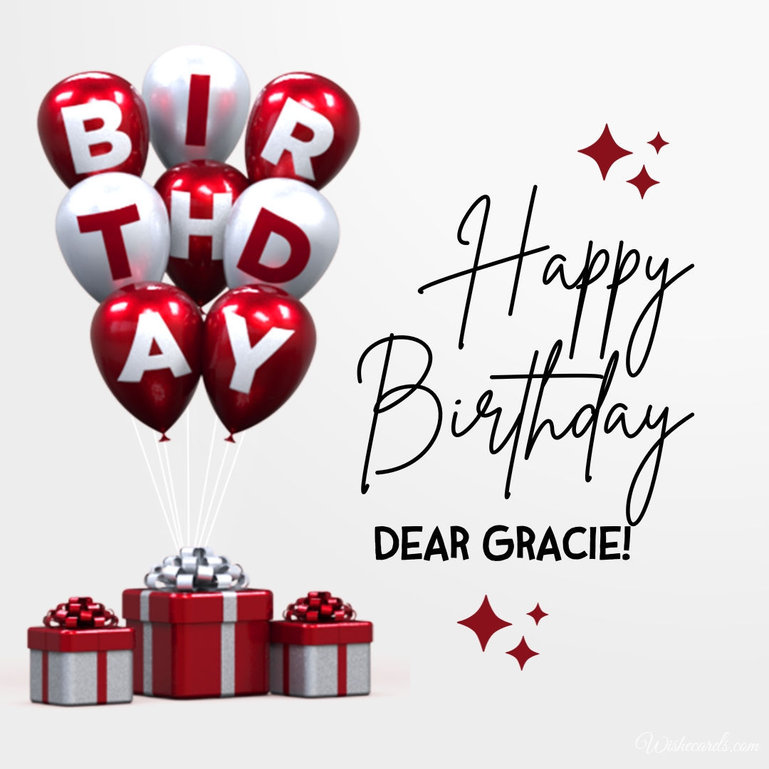 Happy Birthday Gracie Image