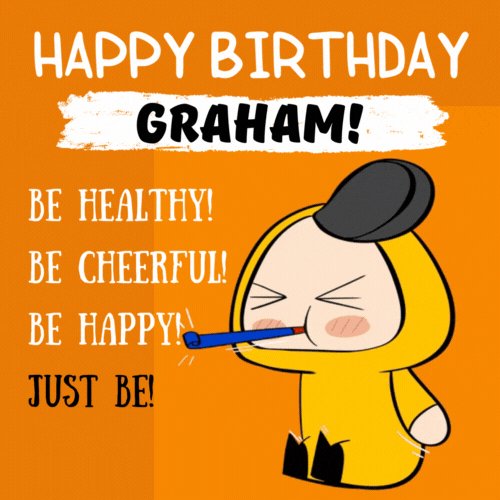 Happy Birthday Graham Gif
