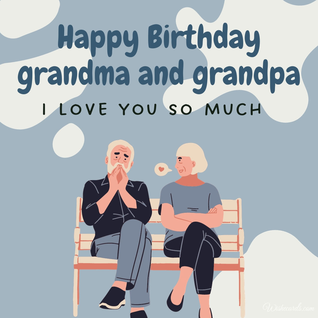 Happy Birthday Grandma and Grandpa