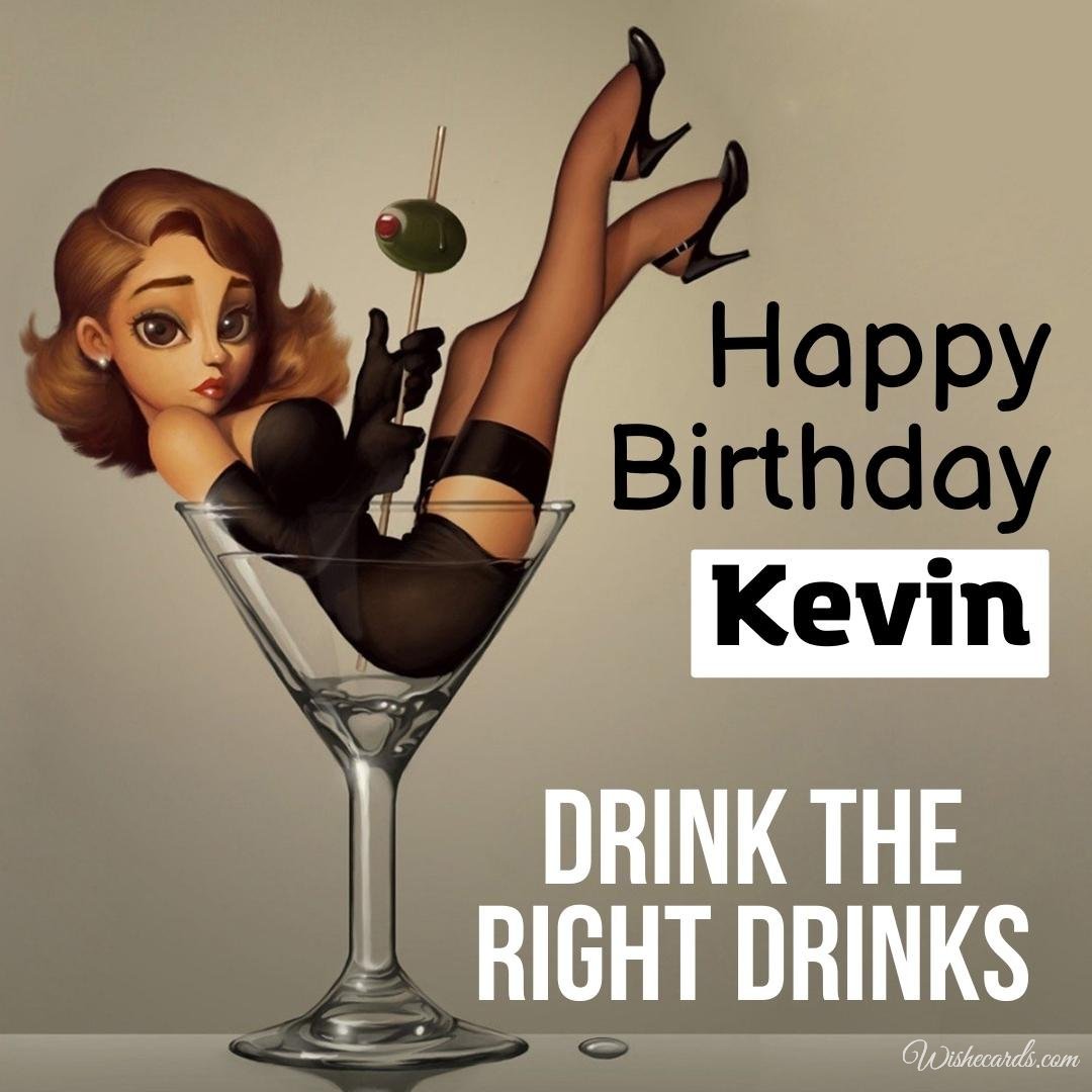 Happy Birthday Greeting Ecard for Kevin