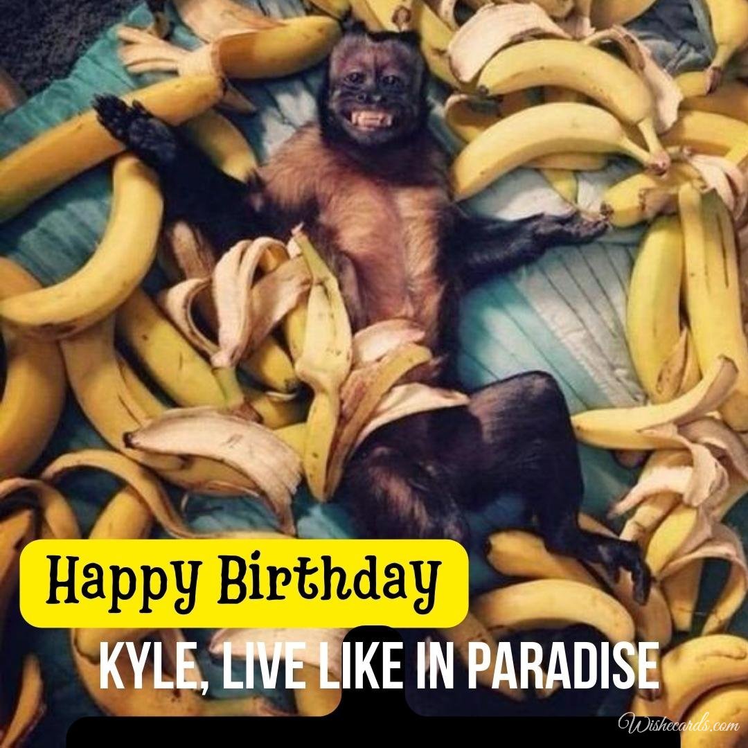 Happy Birthday Greeting Ecard For Kyle
