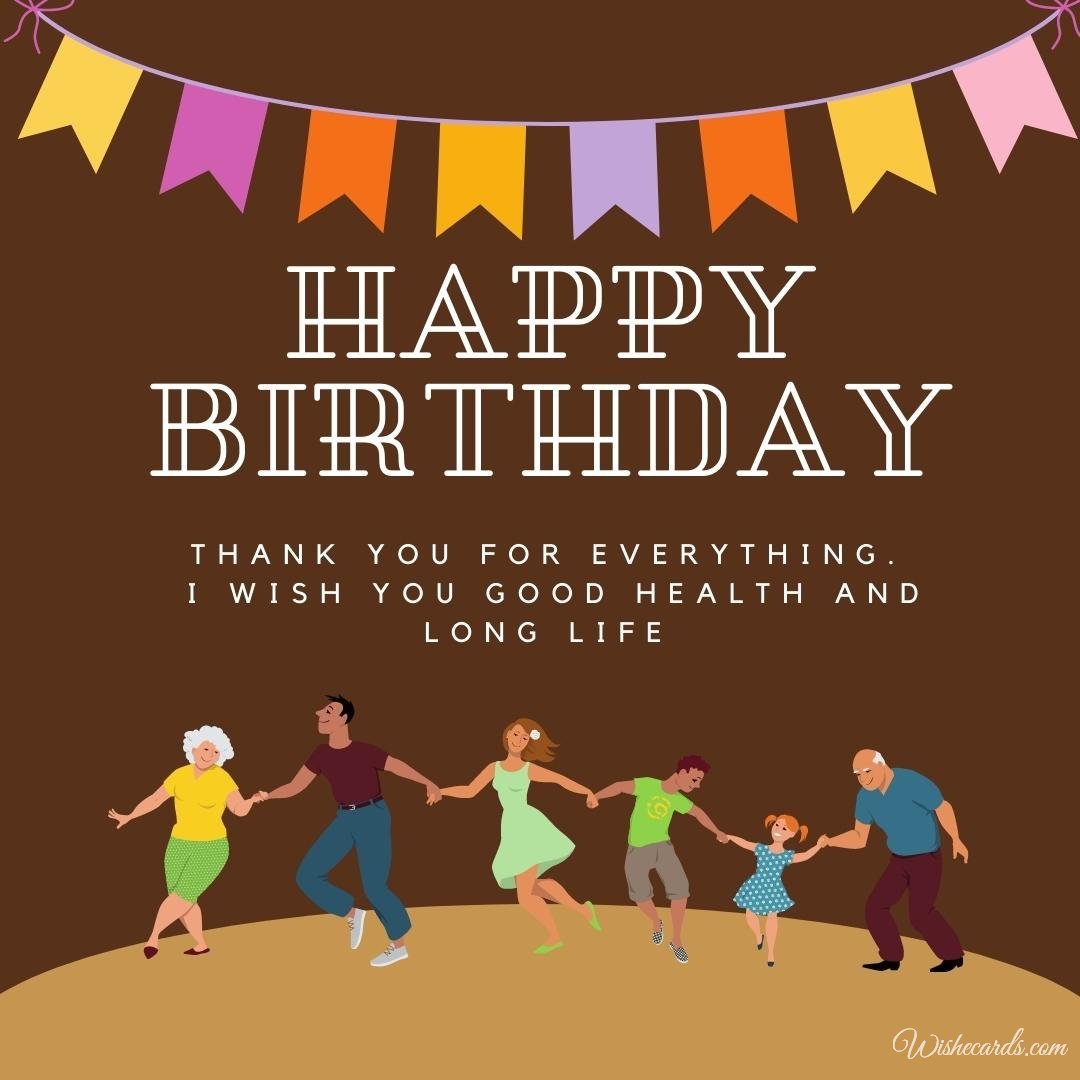 Happy Birthday Greeting Ecard For Parents