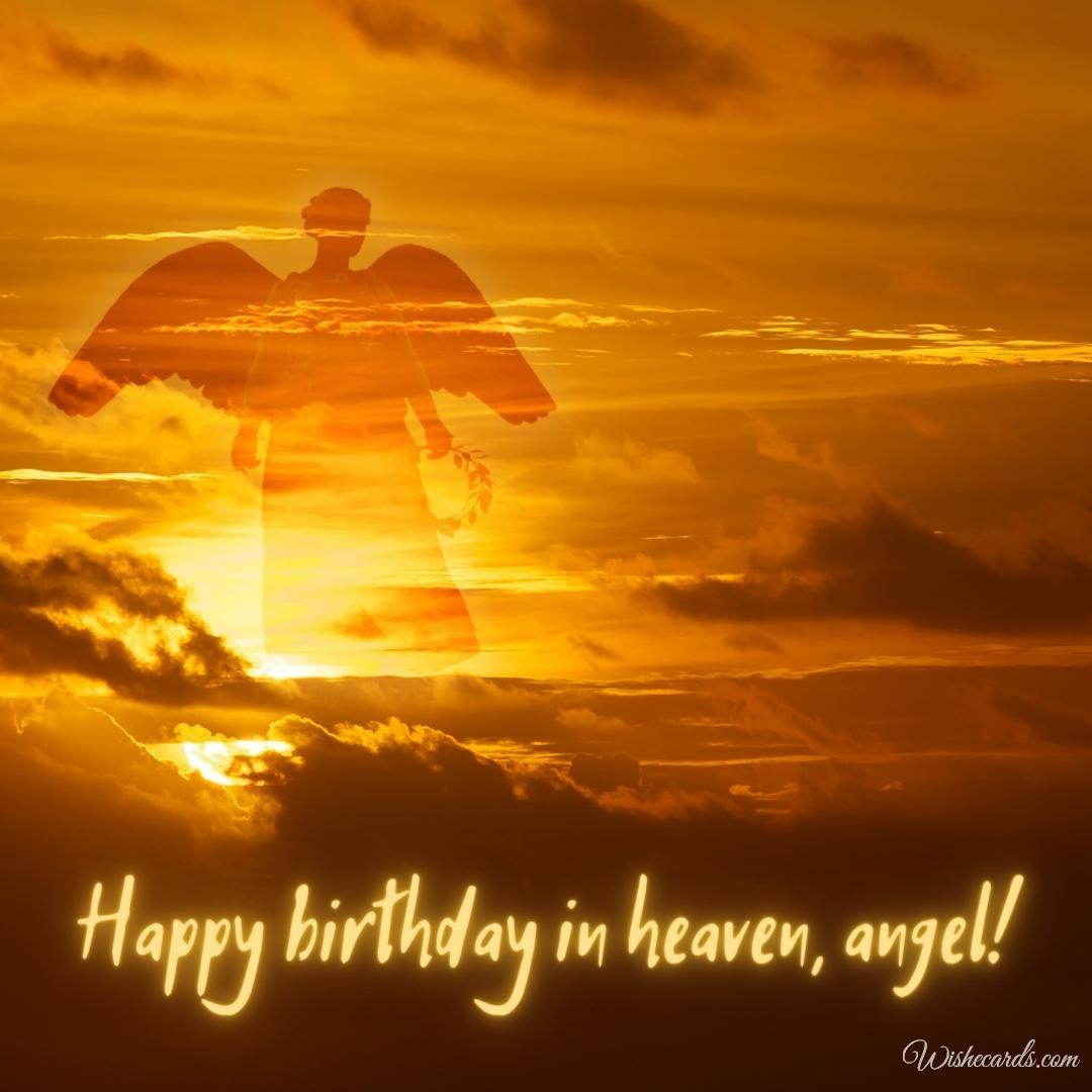 Happy Birthday in Heaven Angel