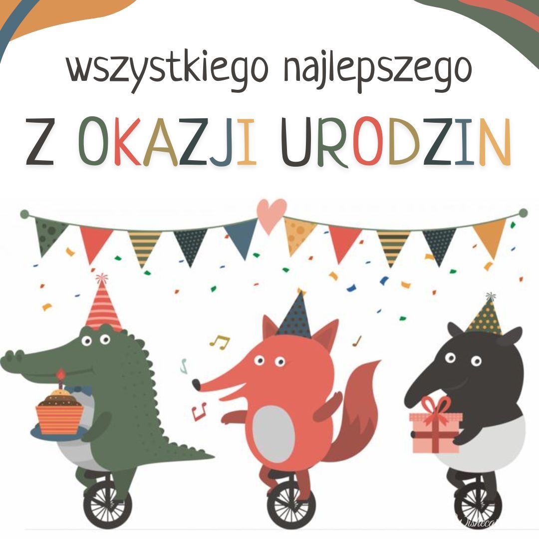 Happy Birthday in Polish Card