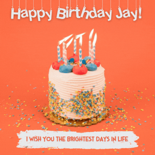 Happy Birthday Jay Gif