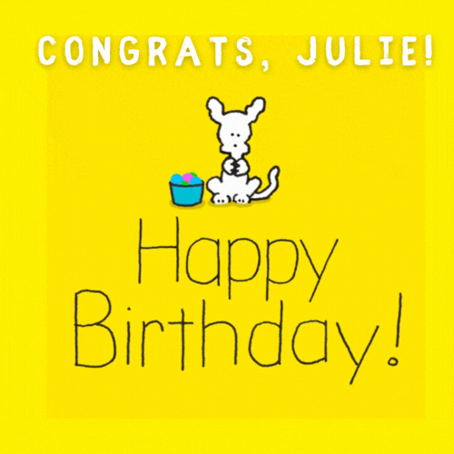 Happy Birthday Julie Gif