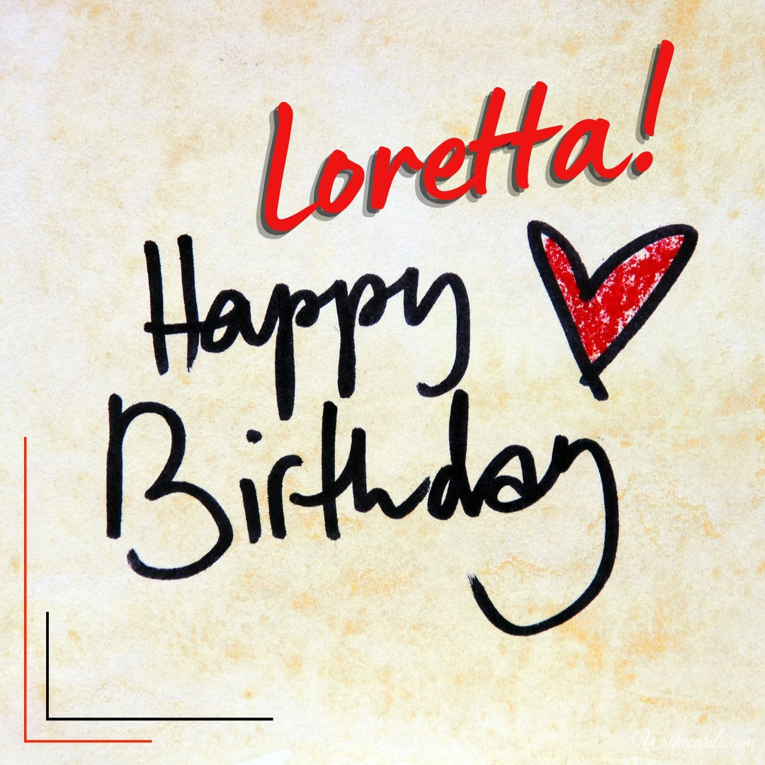 Happy Birthday Loretta