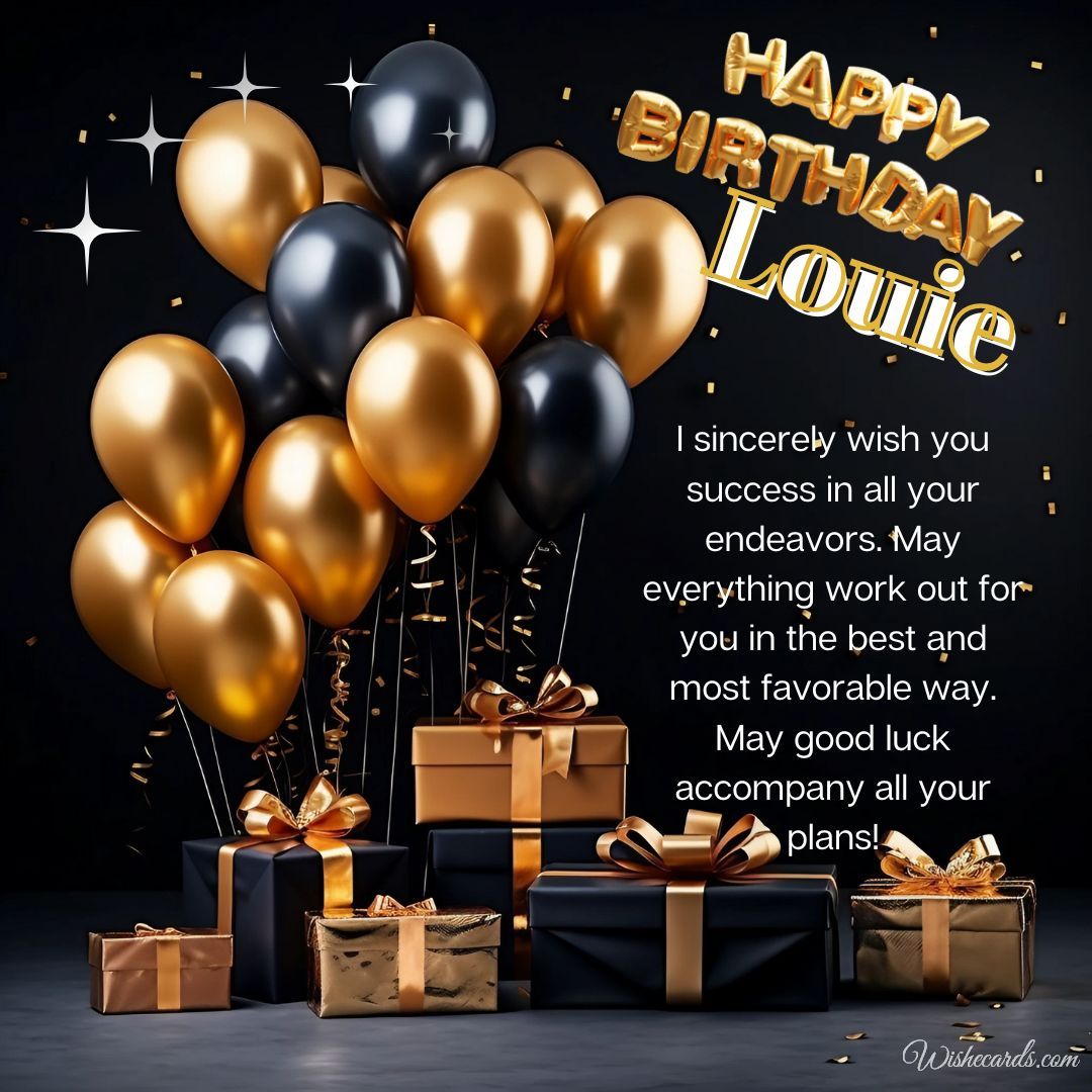 Happy Birthday Louie Image