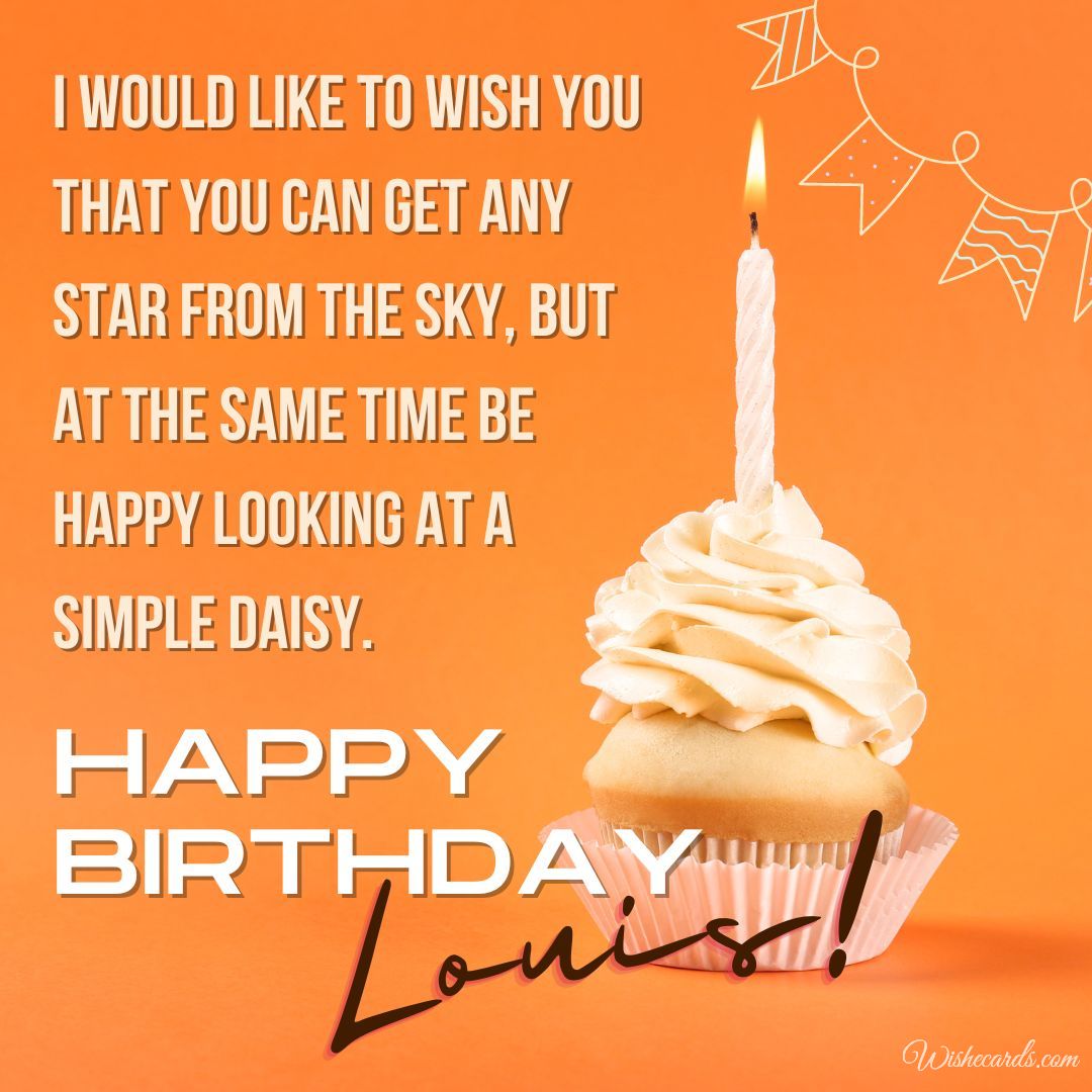 Happy Birthday Louis Image