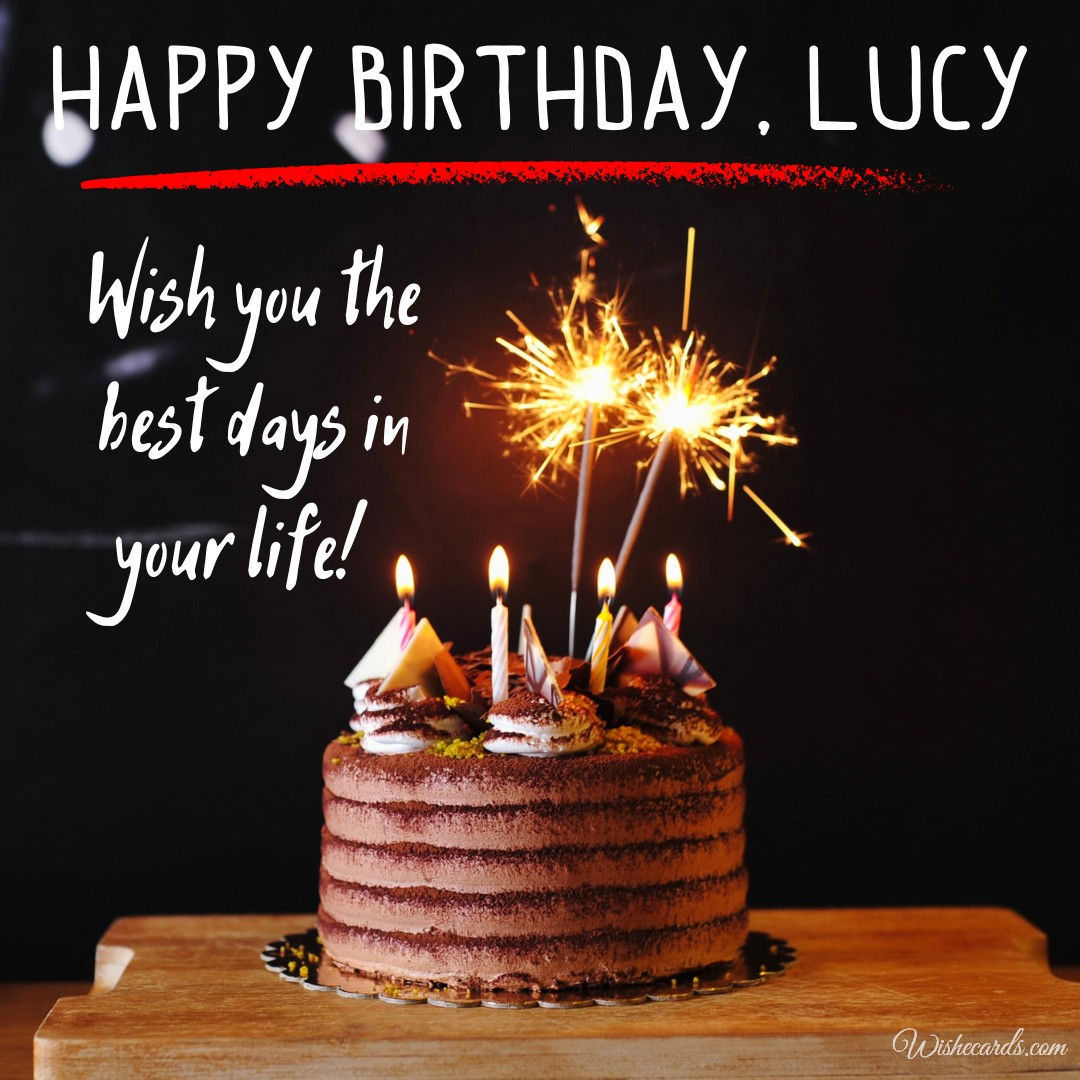 Happy Birthday Lucy Image