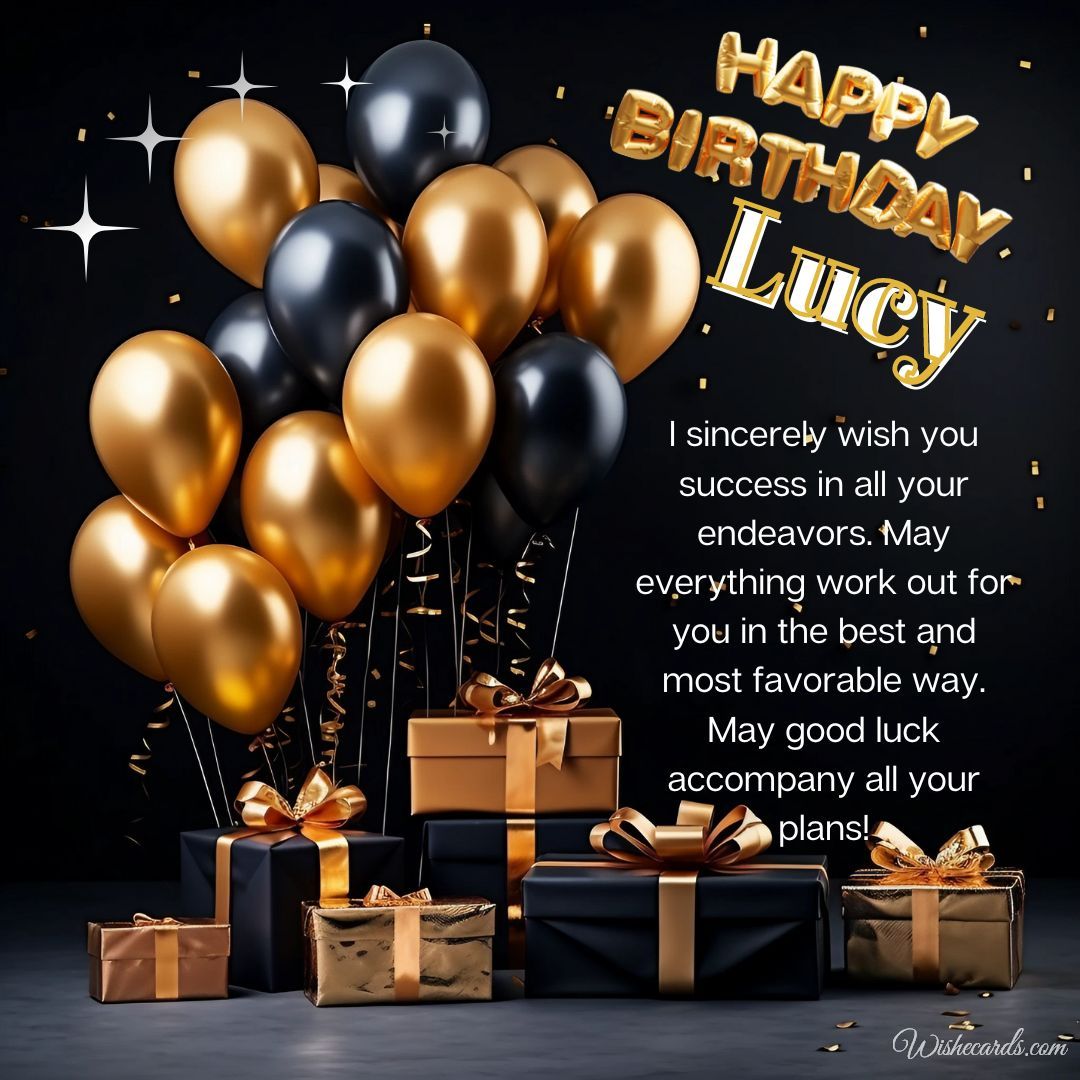 Happy Birthday Lucy