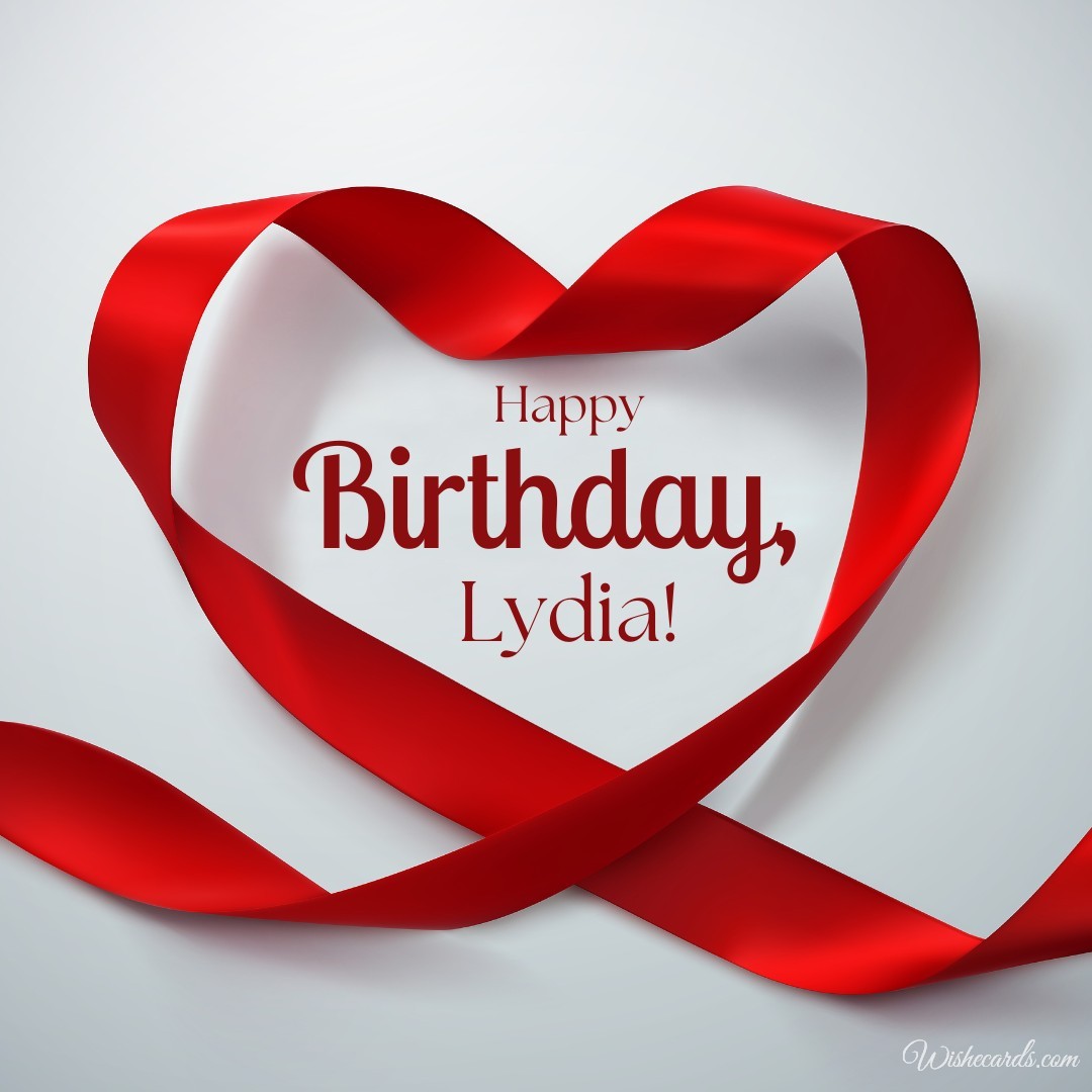 Happy Birthday Lydia Image