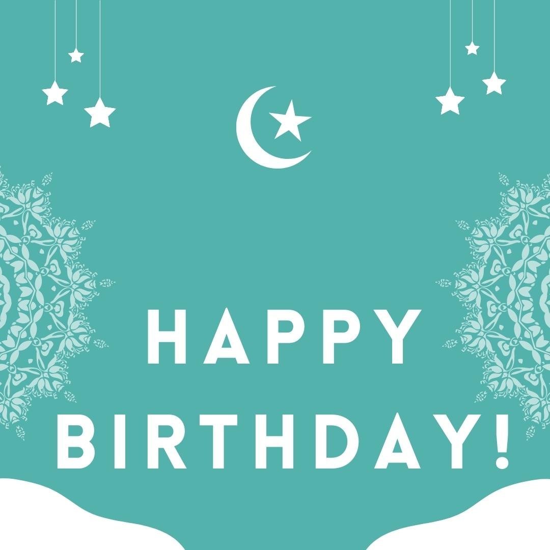Happy Birthday Muslim Ecard