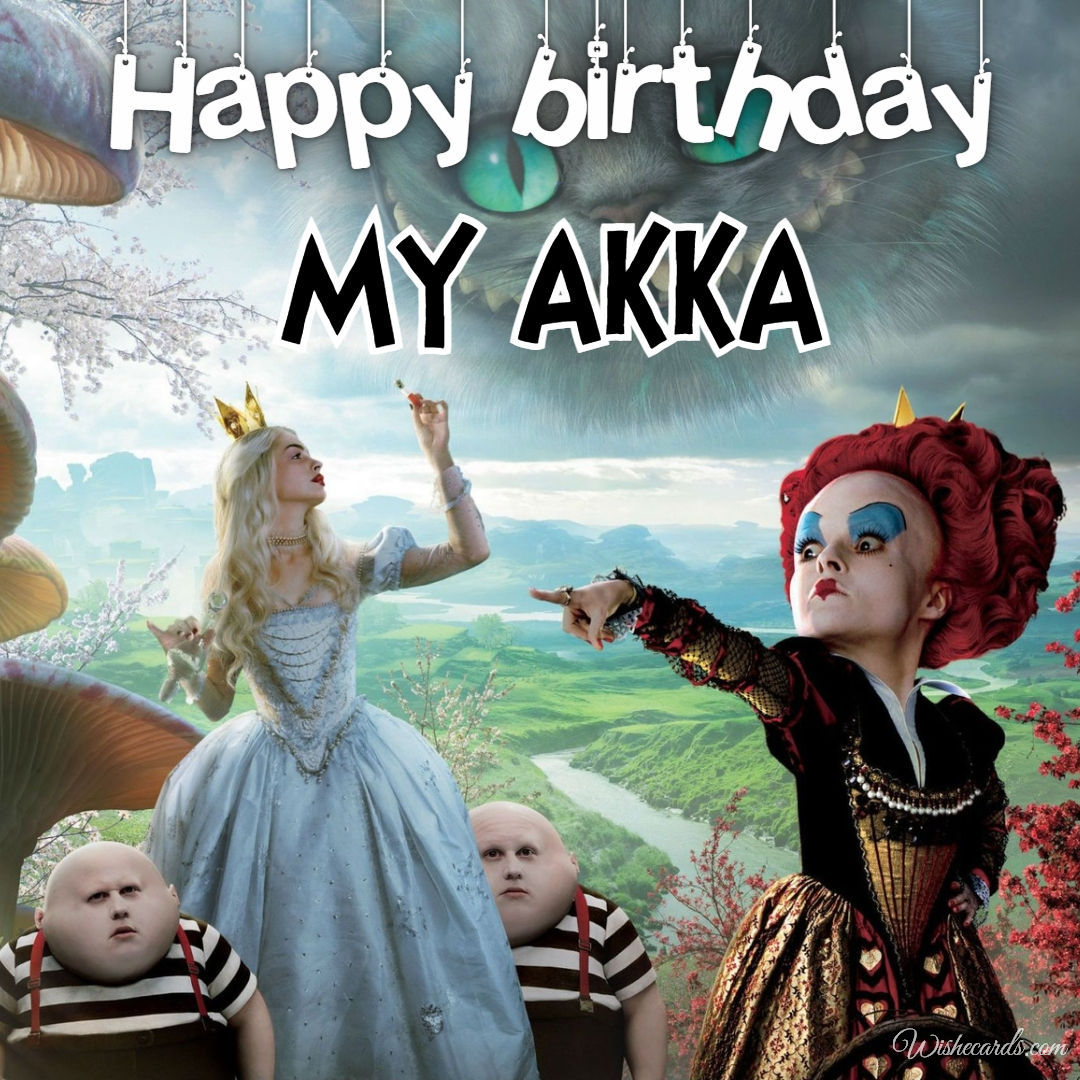 Happy Birthday My Akka