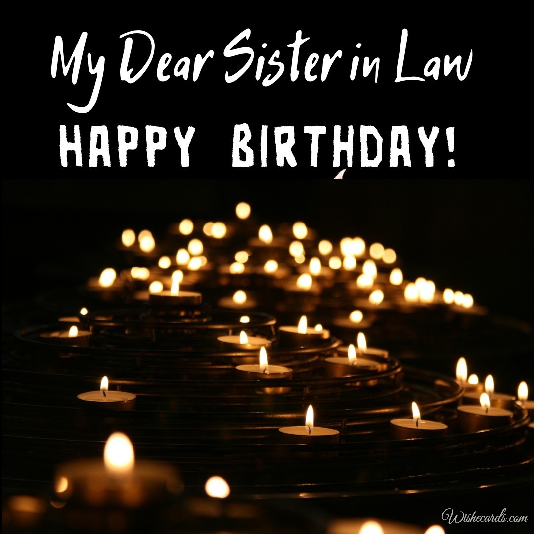Happy Birthday Sister in Law in Heaven