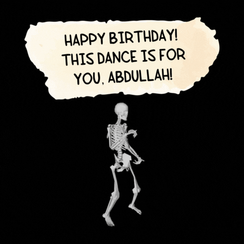 Happy Birthday to Abdullah