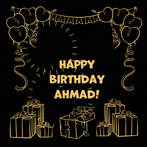 Happy Birthday to Ahmad
