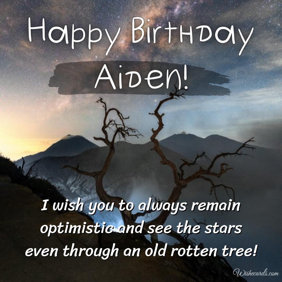 Happy Birthday to Aiden