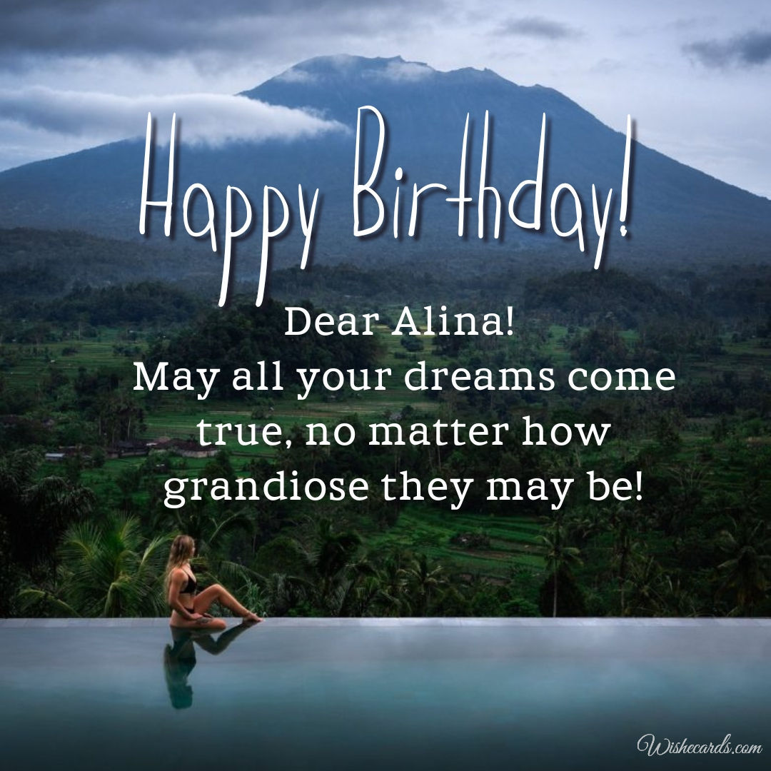 Happy Birthday to Alina