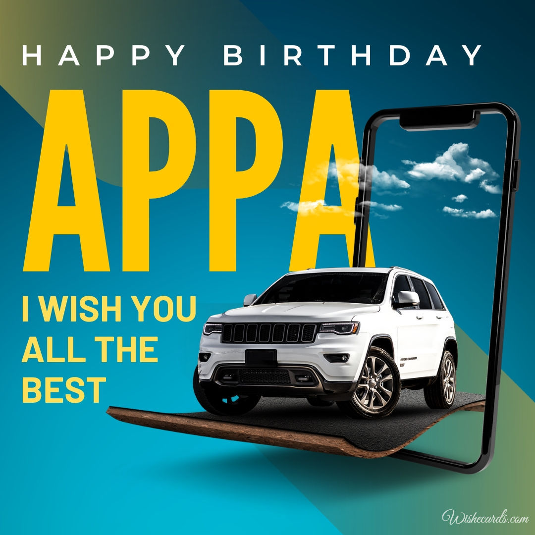 Happy Birthday to Appa